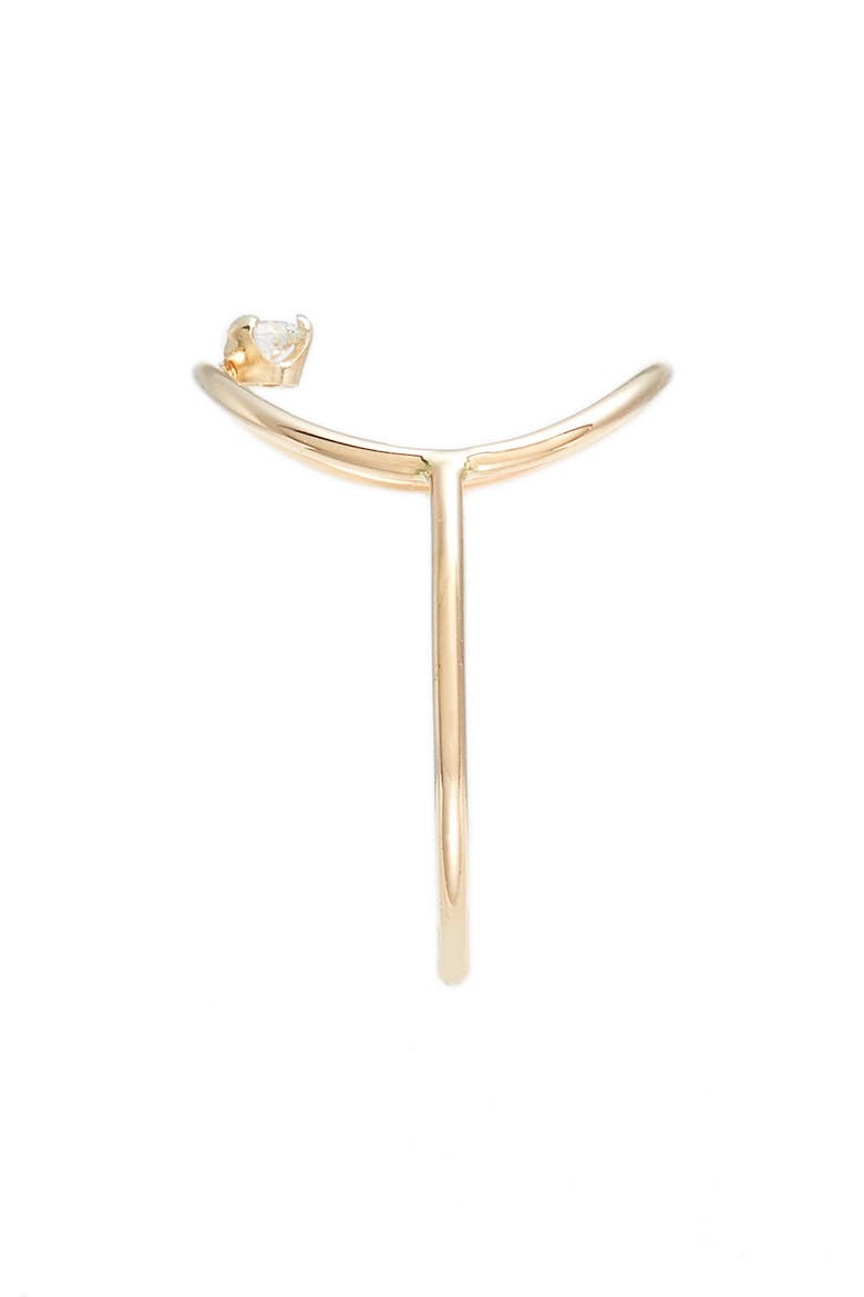 Diamond Circle Ring, Alternate, color, YELLOW GOLD/ OPAL