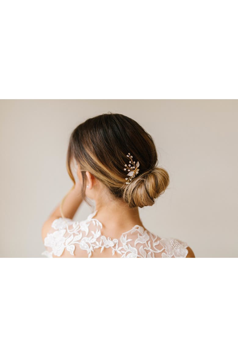 Haven Bridal Pin, Alternate, color, Gold