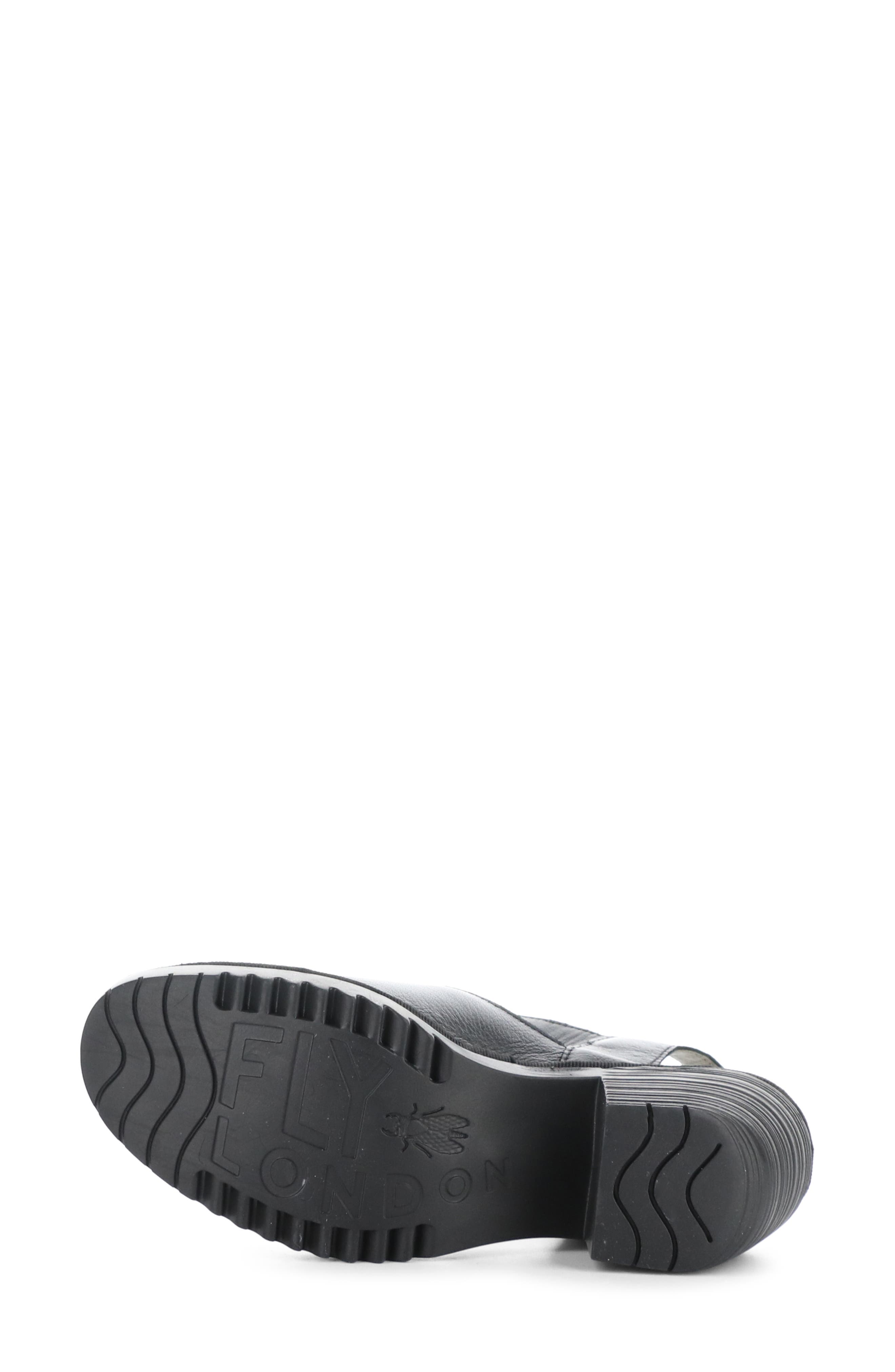 Fly London Wely Block Heel Asymmetric Sandal, Alternate, color, 