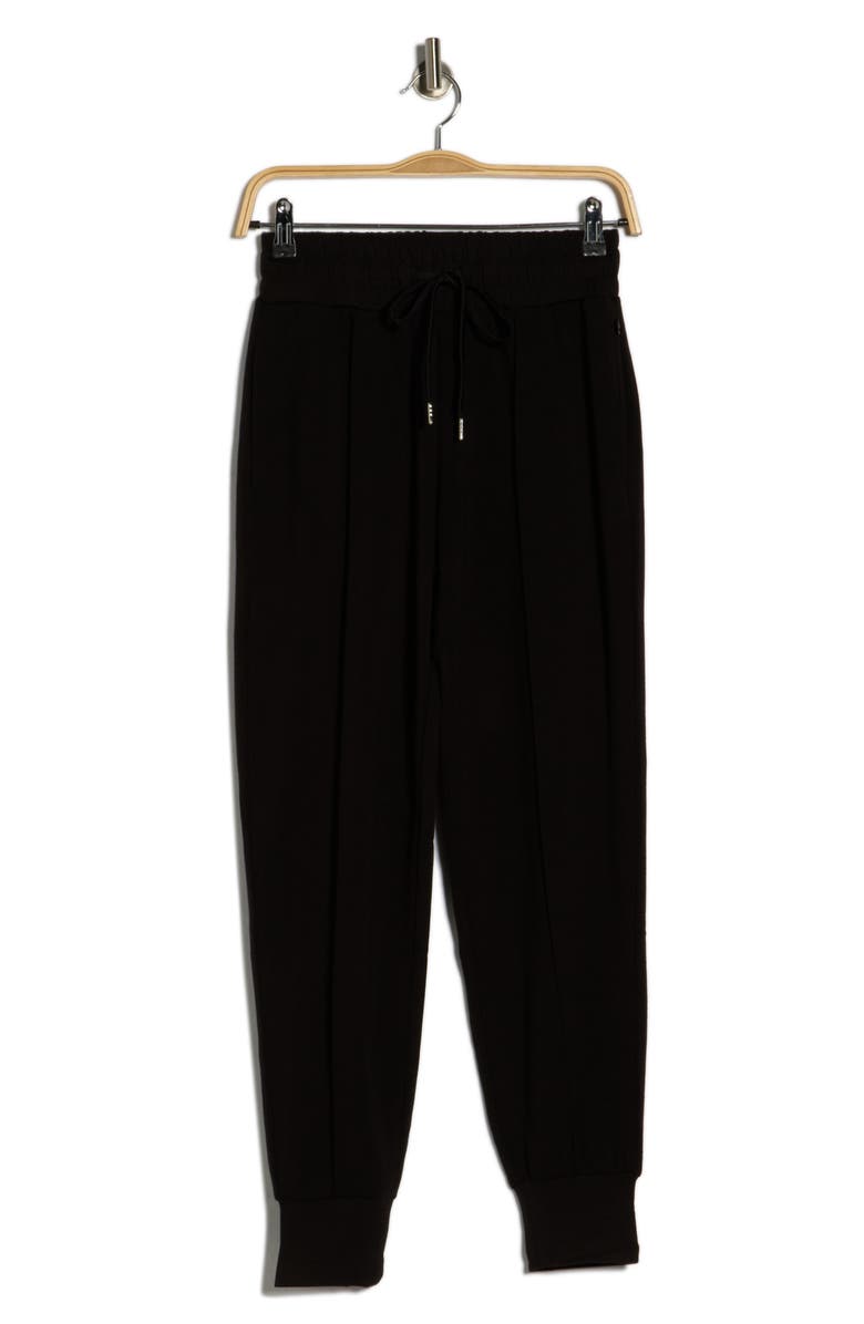 Jessica Simpson Soft Sculpt Tie Waist Jogger Pants, Alternate, color, Meteorite