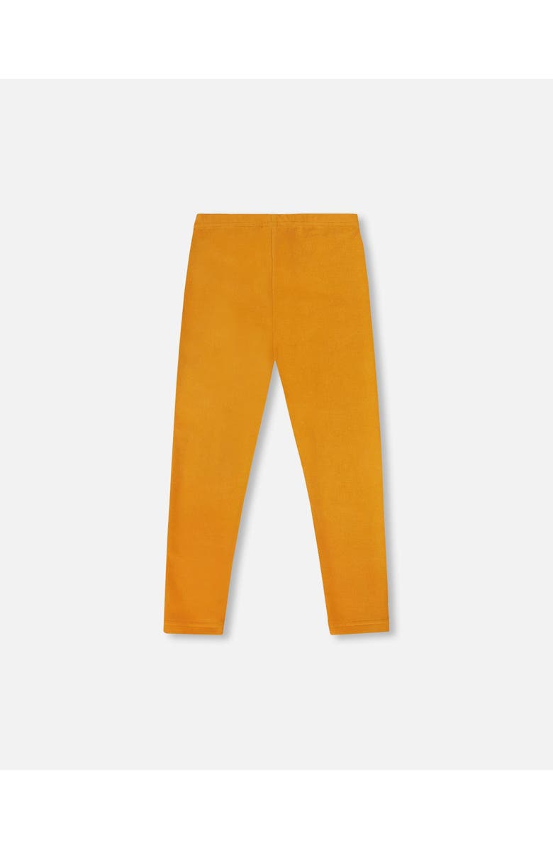 Deux par Deux Super Soft Ribbed Leggings, Alternate, color, Golden Yellow