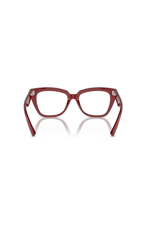 Ferrari 54mm Square Optical Glasses In Brown