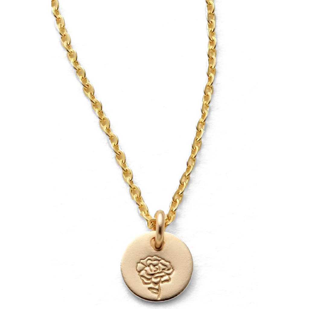 Made By Mary January Birth Flower Necklace