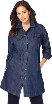 Jessica London Long Denim Jacket