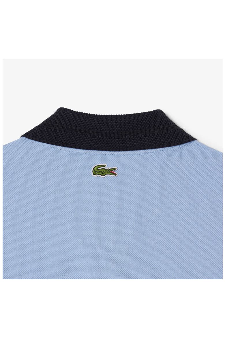 Contrast Collar Cotton Piqué Polo, Alternate, color, APHYLLA BLUE