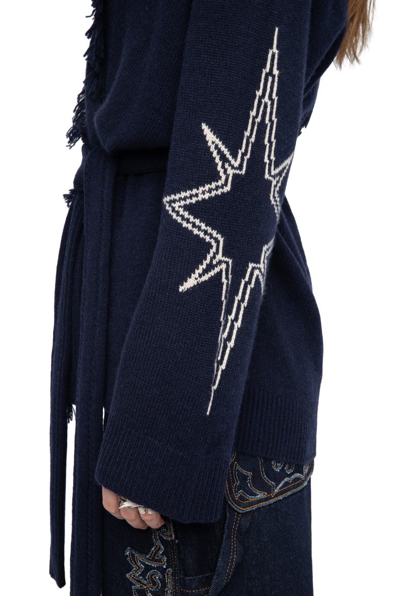 Rock N Roll Wrap Cardigan, Alternate, color, ENCRE