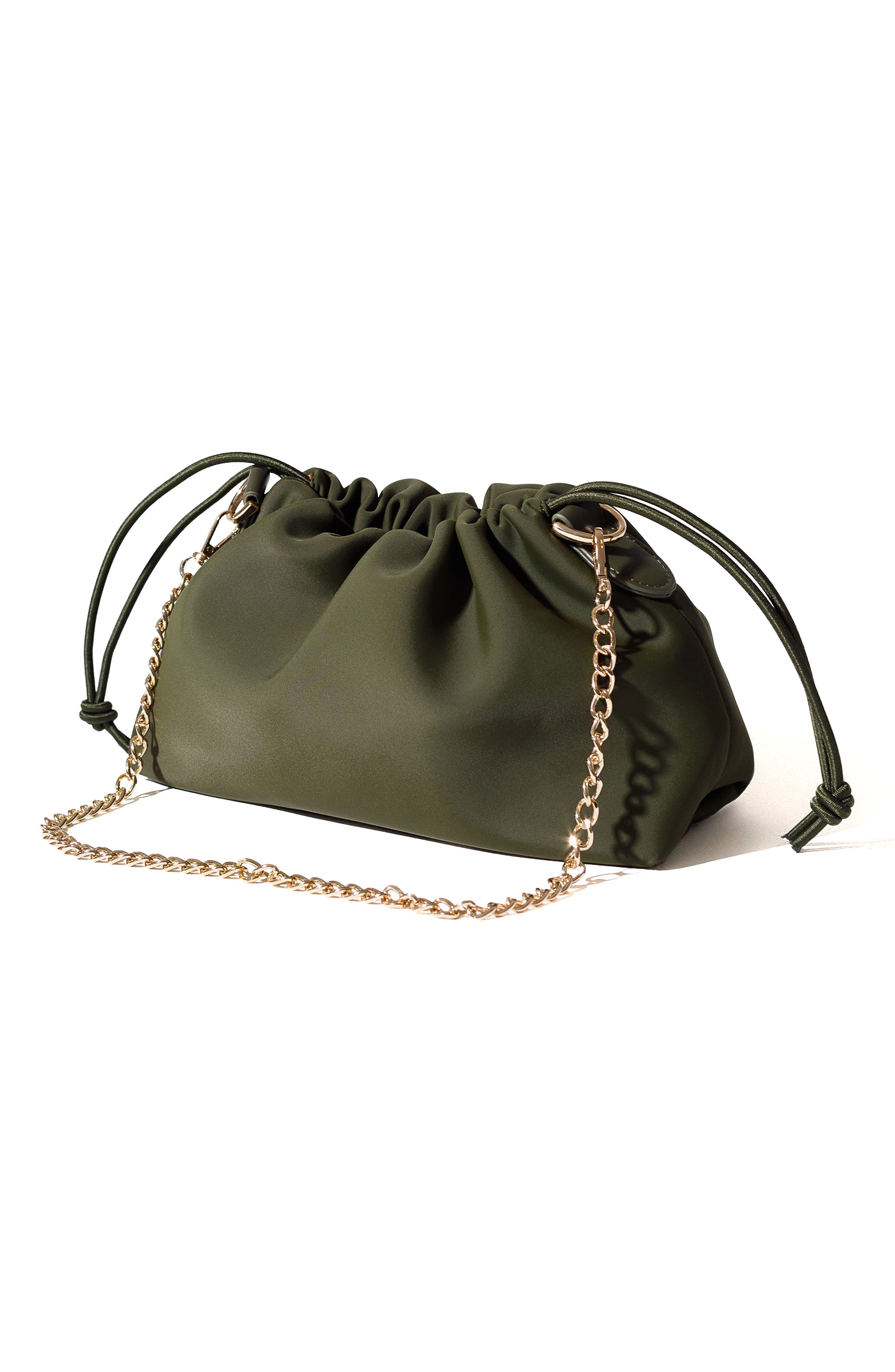Puff Neoprene Clutch, Alternate, color, SAFARI GREEN