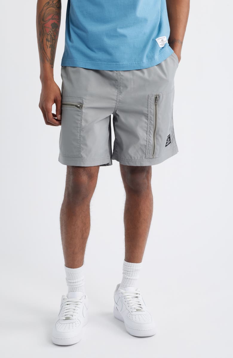 Alpha Industries 27P Mod Drawstring Cargo Shorts, Main, color, 