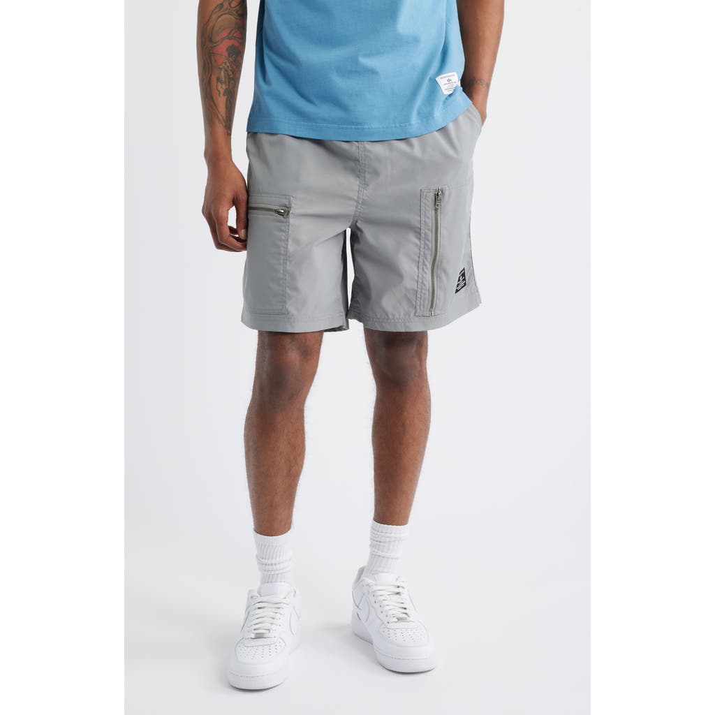 Alpha Industries 27P Mod Drawstring Cargo Shorts in Mid Gray  product