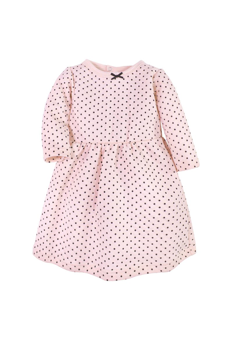 Twin Pack Long-Sleeve Dress Bundle, Alternate, color, Black Toile Pink