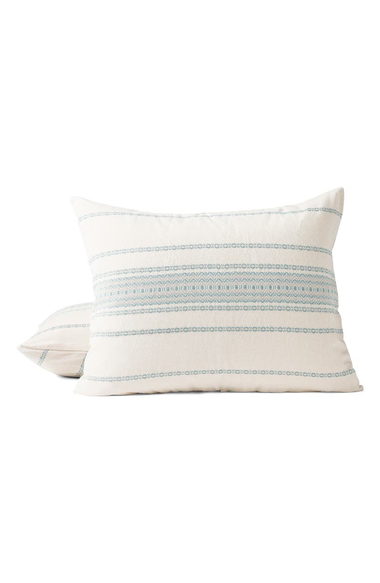 Coyuchi Rippled Stripe Organic Cotton Pillow Sham, Main, color,