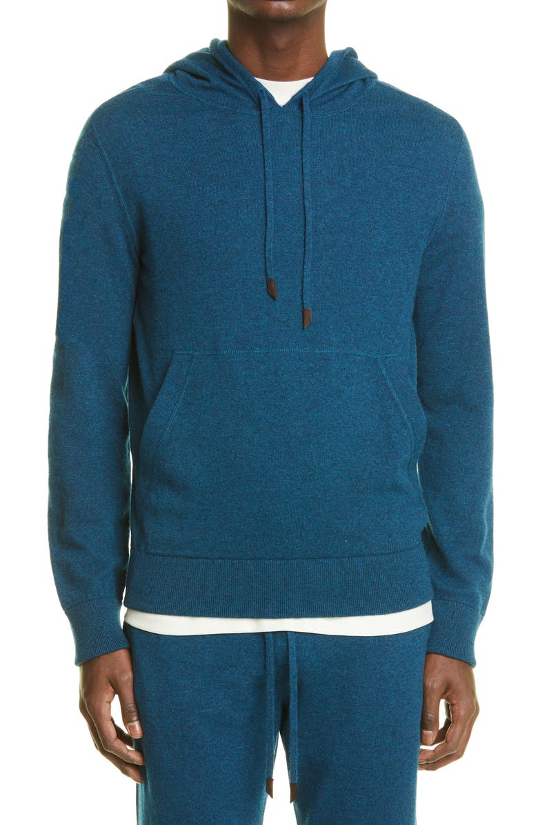 ZEGNA Premium Cashmere Hoodie, Main, color, 