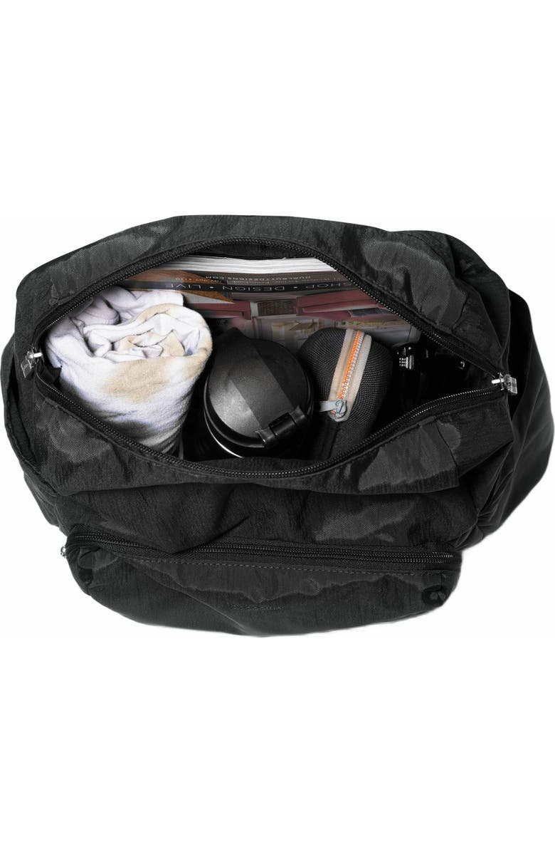 BAGGALLINI Carryall Packable Backpack, Alternate, color, Black