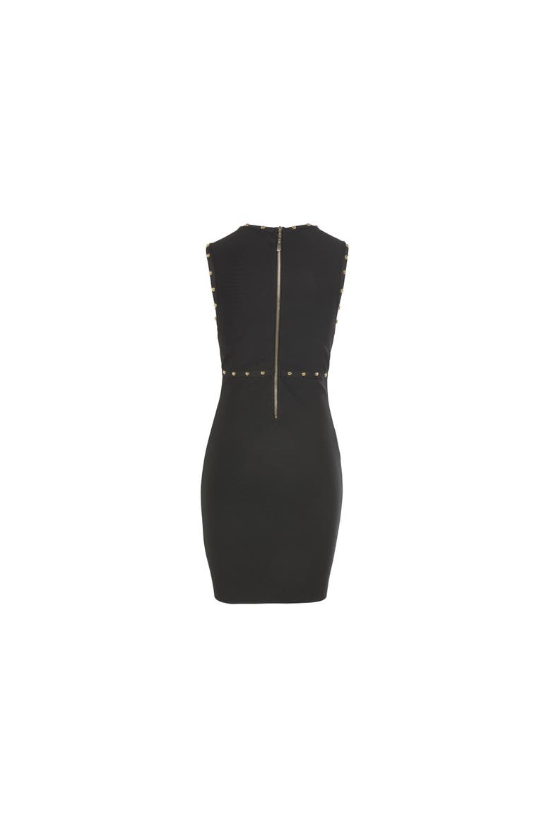 Embellished Bandage Dress, Alternate, color, Black
