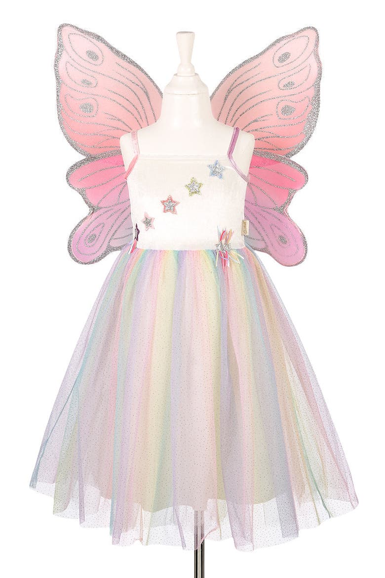 Louanne Fairy Costume, Dress and Wings Set, Main, color, Pink