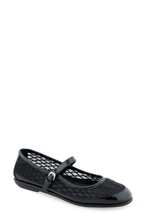 Baylee Mesh Mary Jane Flat (Women)