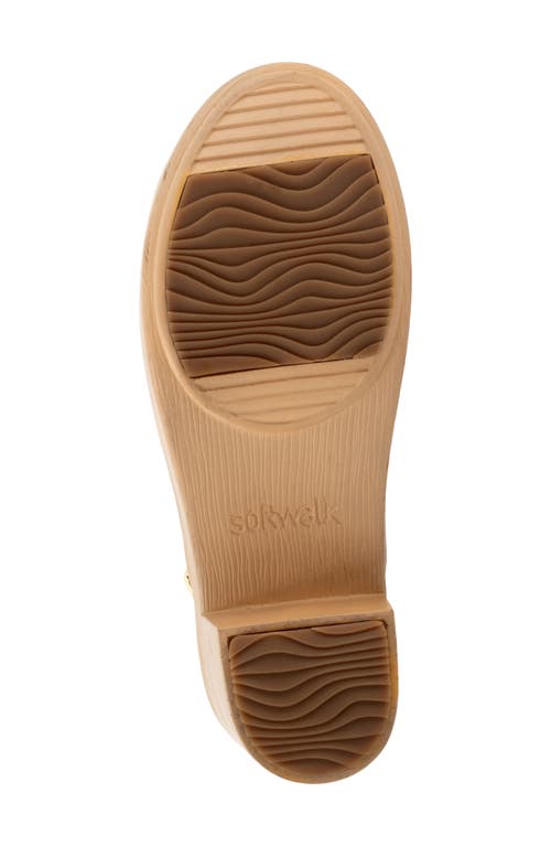 Softwalk ® Fairbanks Slingback Platform Clog In Brown