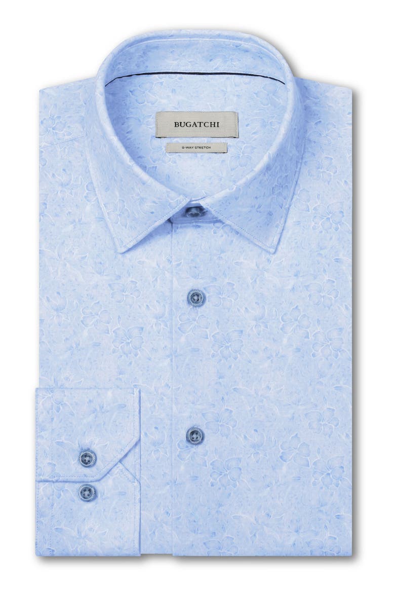 James OoohCotton® Floral Button-Up Shirt, Alternate, color, AIR BLUE