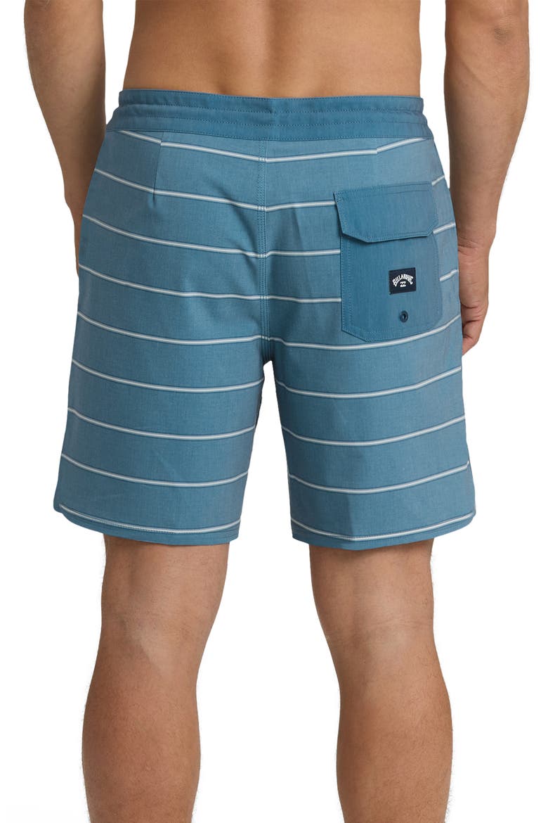 73 LT Stripe Board Shorts, Alternate, color, REAL TEAL