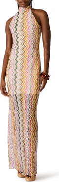 Steve Madden Layra Print Sleeveless Maxi Dress