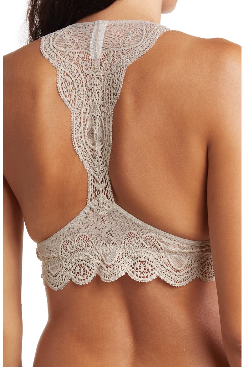 Pretty Lace Bralette, Alternate, color, CHAMPAGNE