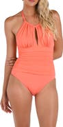 La Blanca Island Goddess Convertible High Neck One-Piece Swimsuit