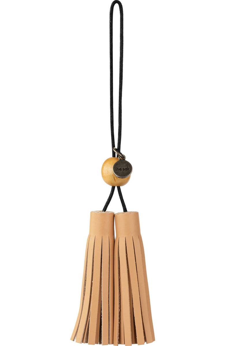 The Sak Los Feliz Leather Dangle, Main, color, Natural Vachetta