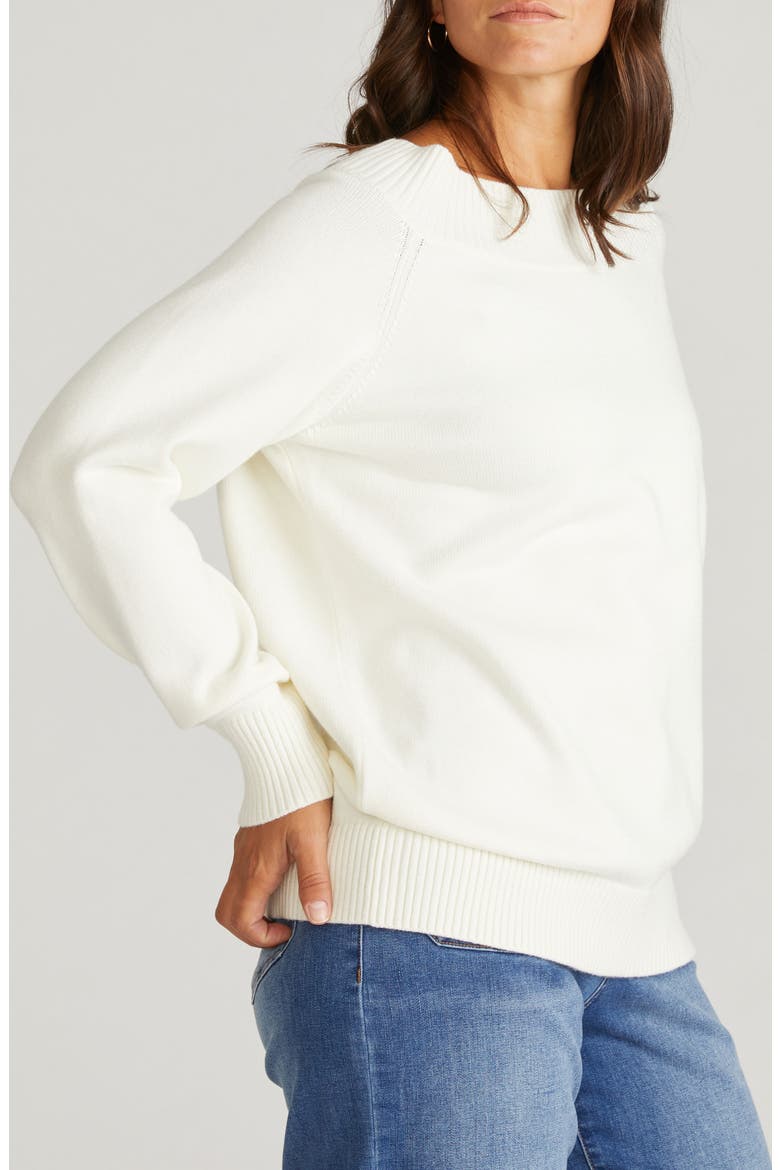 Noomi Boat Neck Sweater, Alternate, color, CREAM IVORY
