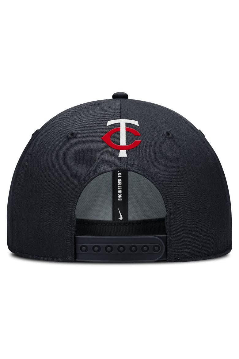 Men's Nike Navy Minnesota Twins Rise Gaberdine Adjustable Hat, Alternate, color, Navy