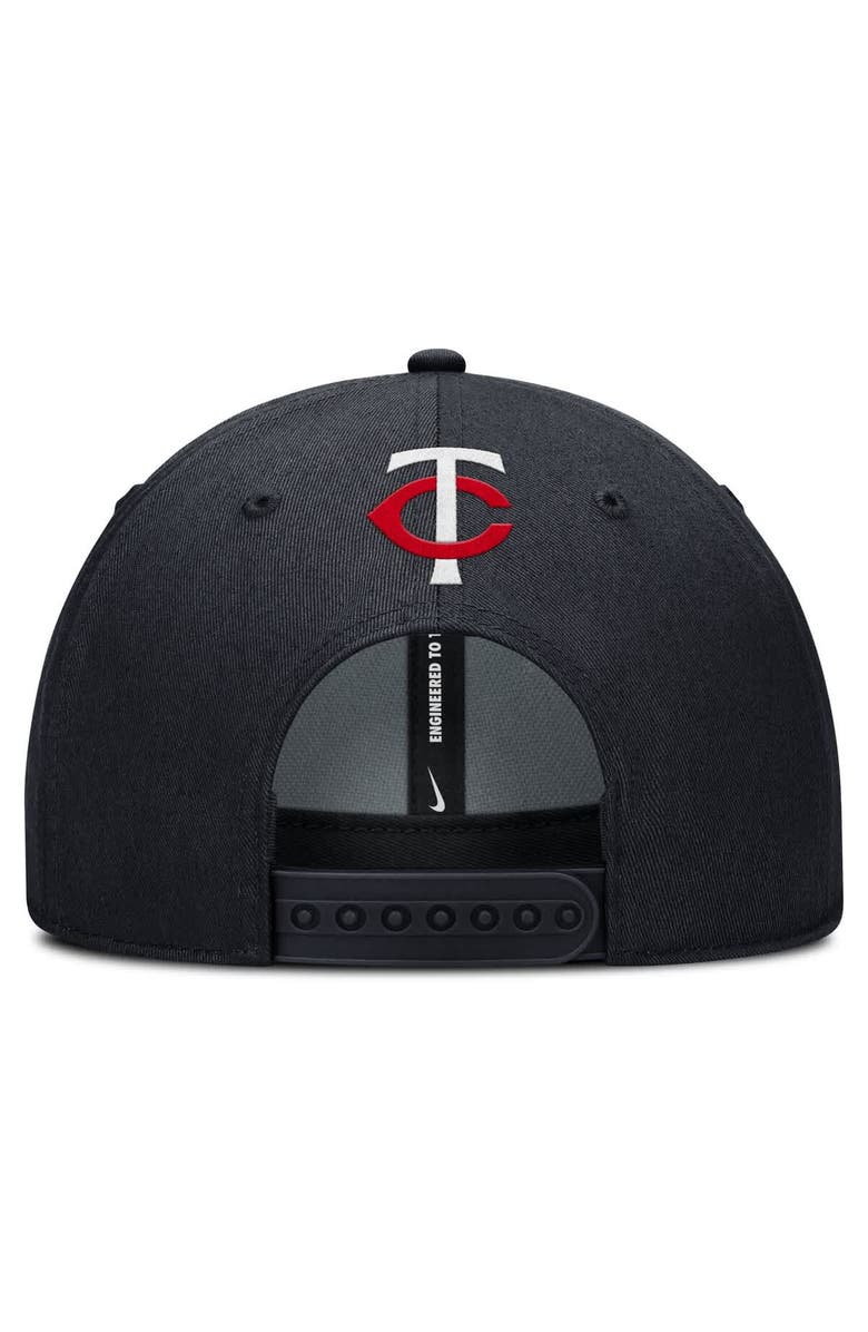 Nike Men's Nike Navy Minnesota Twins Rise Gaberdine Adjustable Hat, Alternate, color, Navy