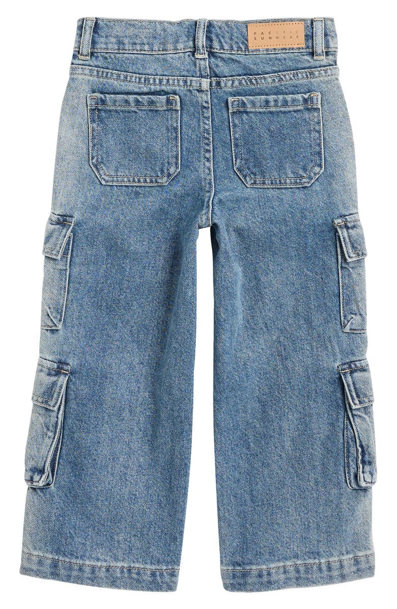 PacSun Kids' George Baggy Cargo Jeans, Alternate, color,