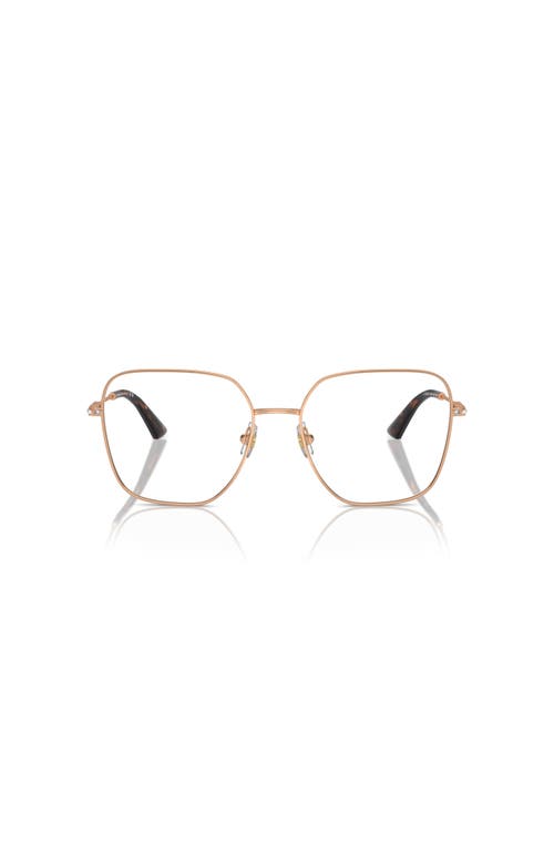 Jimmy Choo 53mm Square Optical Glasses In Gold