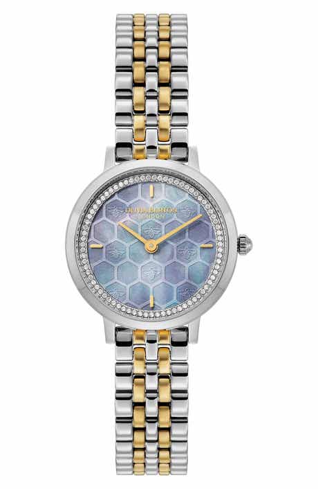 Honeycomb Ultra Slim Bracelet Watch, 28mm