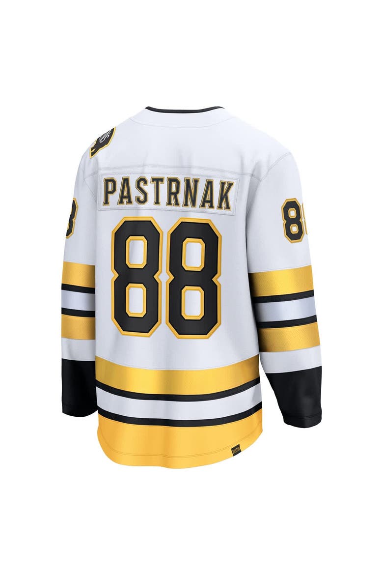 Men's Fanatics David Pastrnak White Boston Bruins Away Breakaway Player Jersey, Alternate, color, White