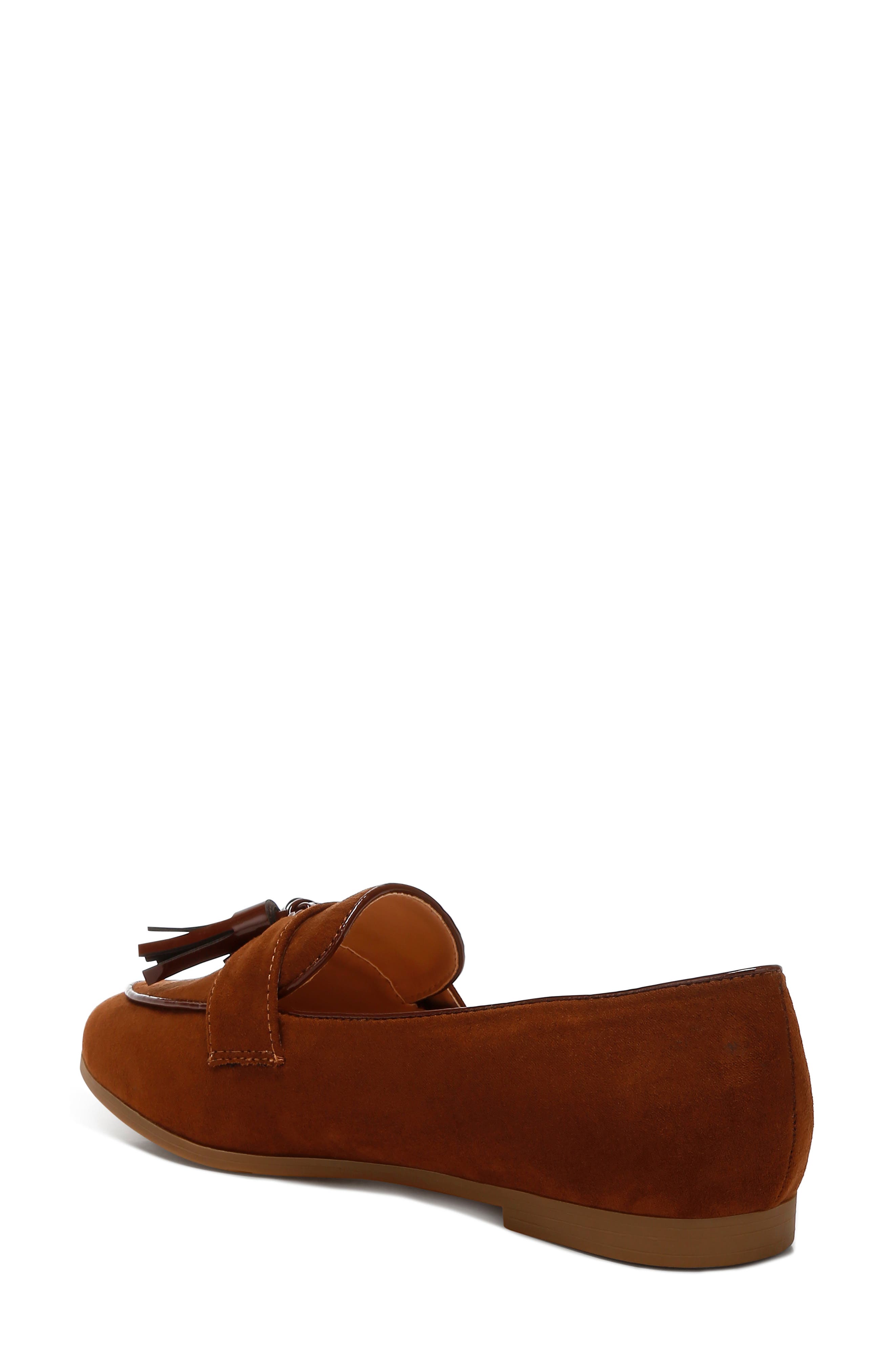Rag & Co Folklore Tassel Loafer, Alternate, color, Brown