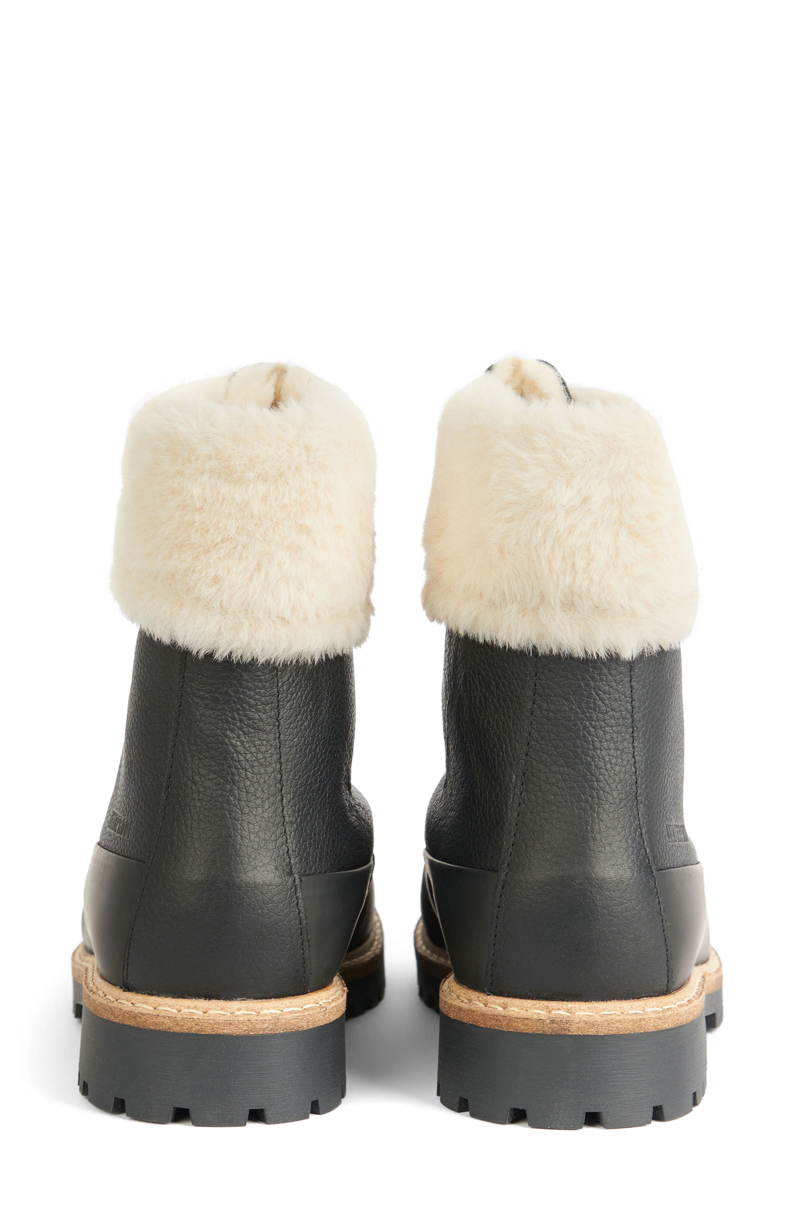 Barbour Rowen Faux Fur Lined Boot, Alternate, color, 
