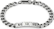 Gucci Men's Silver Ghost Chain ID Bracelet