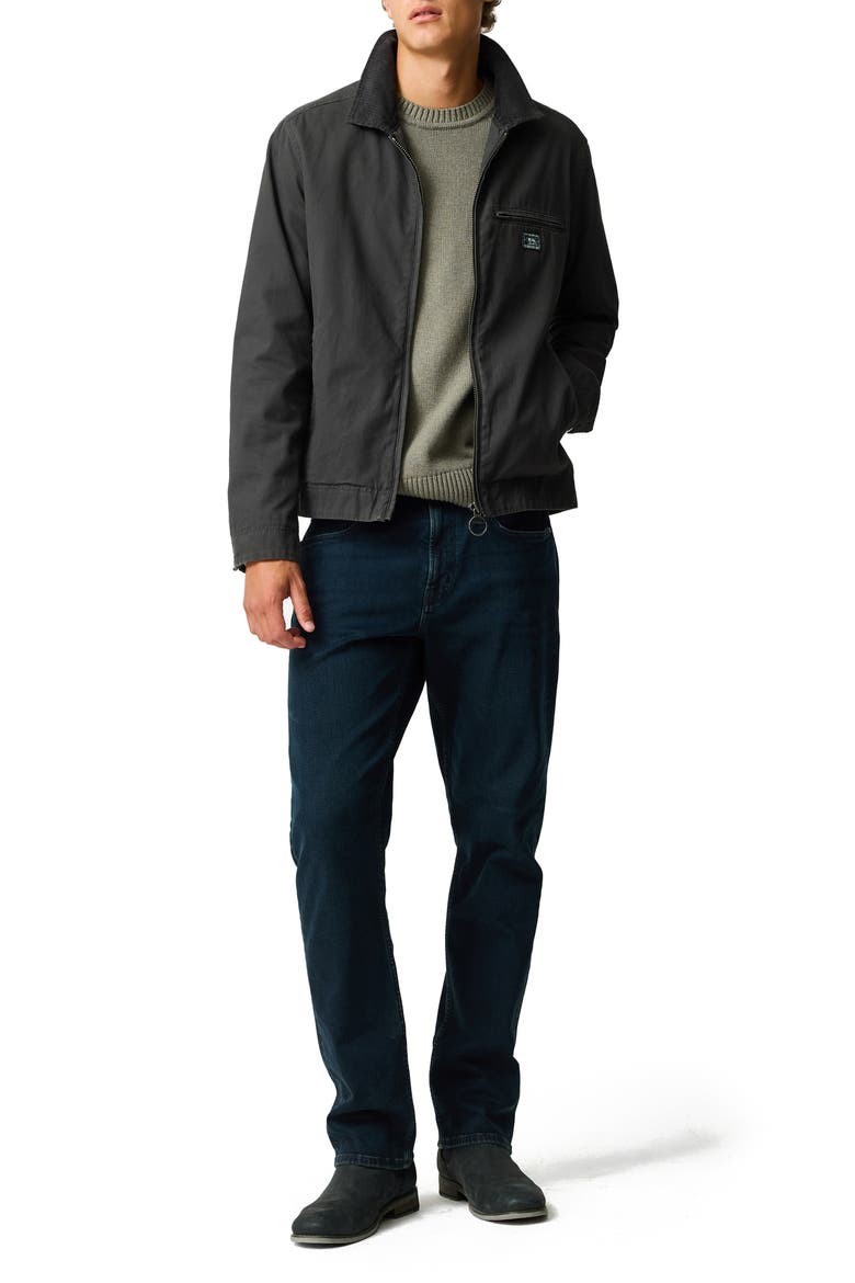 Rutherglen Harrington Cotton Jacket, Alternate, color, PEWTER