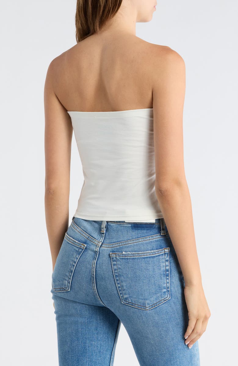 GOLDEN HOUR Call Me Y2K Tube Top, Alternate, color, Marshmallow