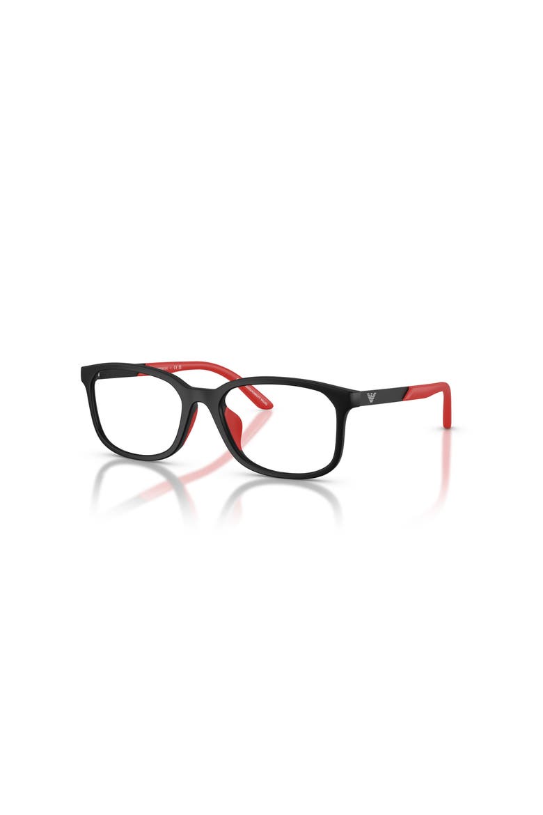 49mm Rectangle optical glasses, Main, color, Black