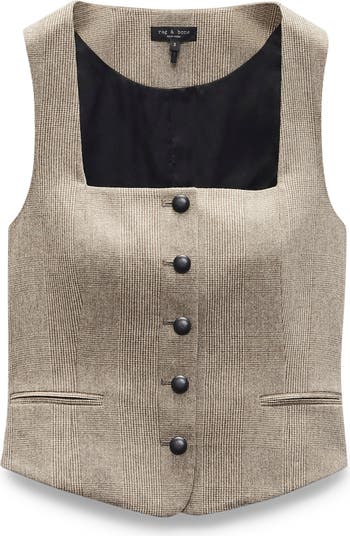 rag & bone Mariana Glen Plaid Stretch Wool Vest | Nordstrom rag & bone Mariana Glen Plaid Stretch Wool Vest | Nordstrom