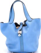 Pre-Owned Hermes Picotin Lock Bag Clemence MM