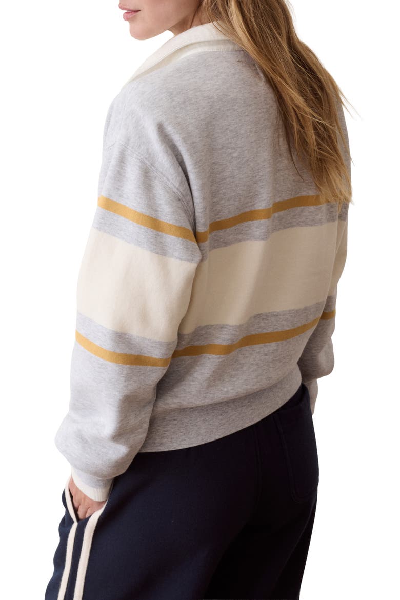 Cloud 9 Fleece Polo, Alternate, color, HEATHER GREY