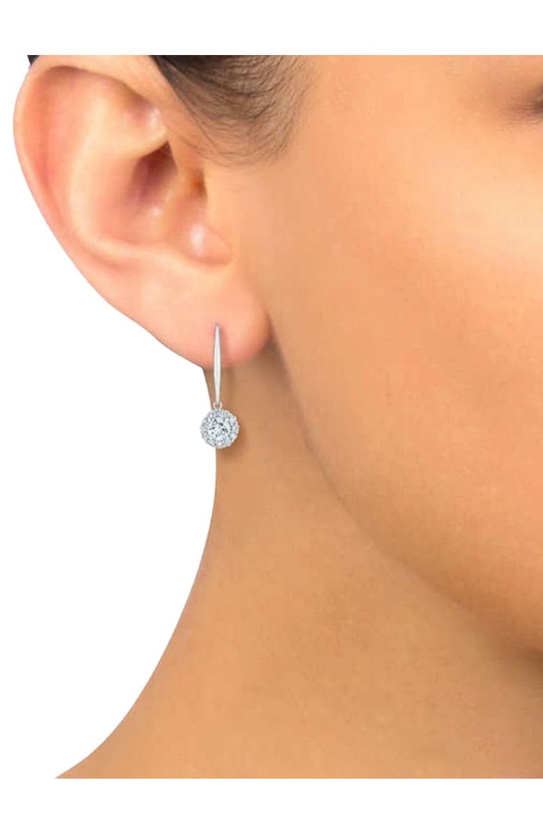 Bliss Diamond 1Ct Diamond Floral Shape Studs Lab Grown Earrings, Alternate, color, 