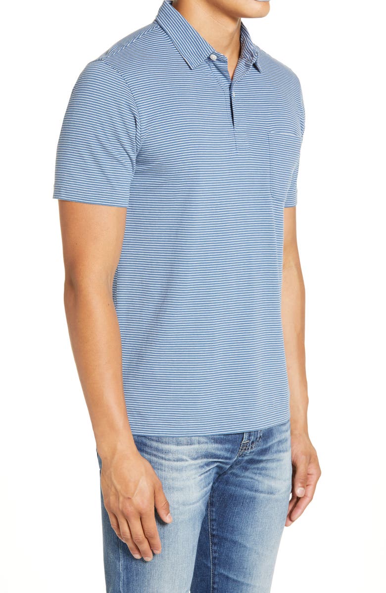 Faherty Brand Feeder Stripe Polo, Alternate, color, 
