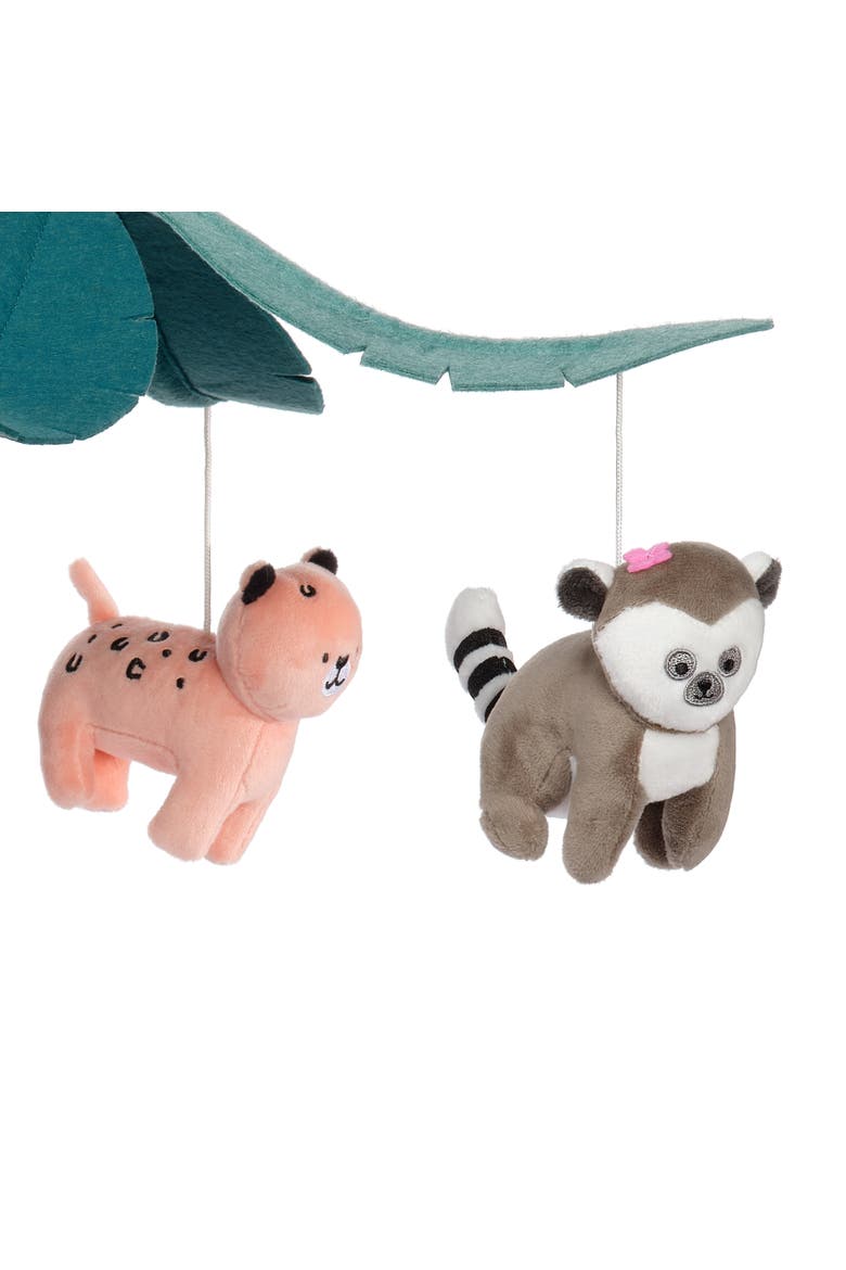 Enchanted Safari Animal Musical Baby Crib Mobile Jungle Soother Toy, Alternate, color, Multicolor