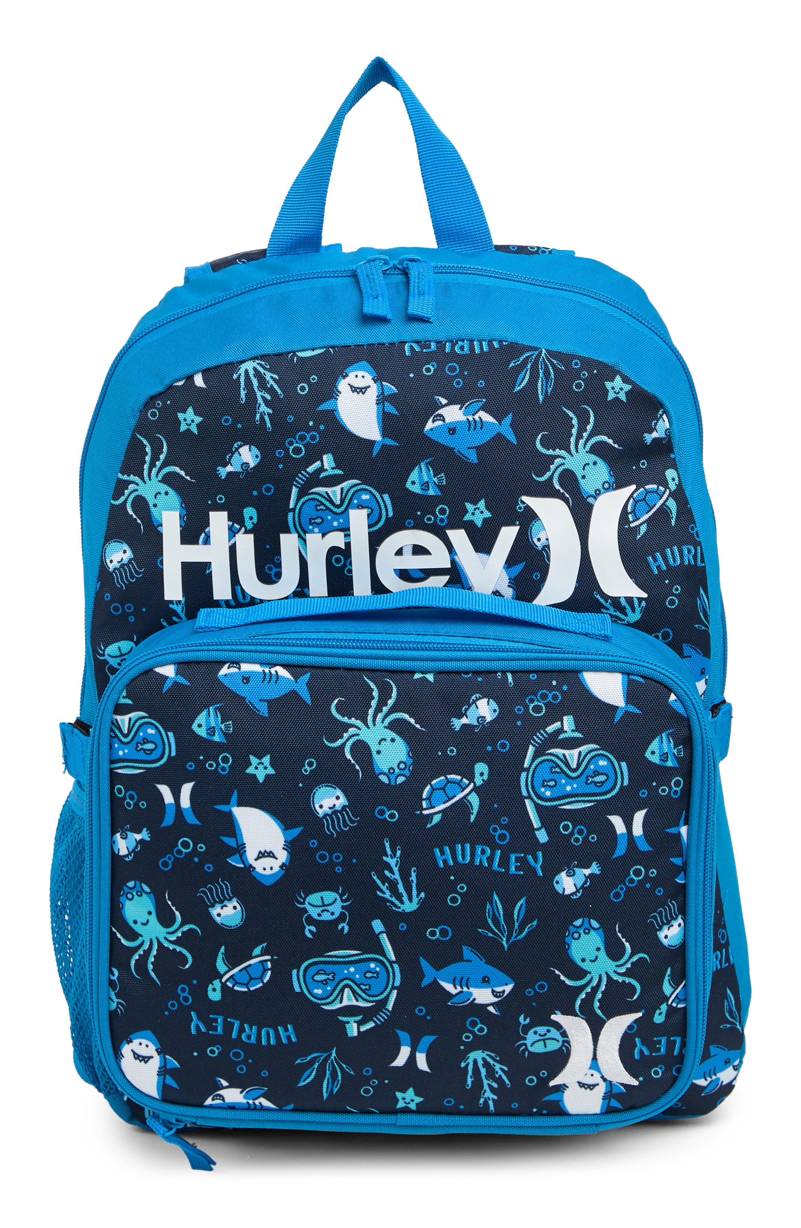 Kids' Backpack Lunch Set, Main, color, MIDNIGHT NAVY / WHITE