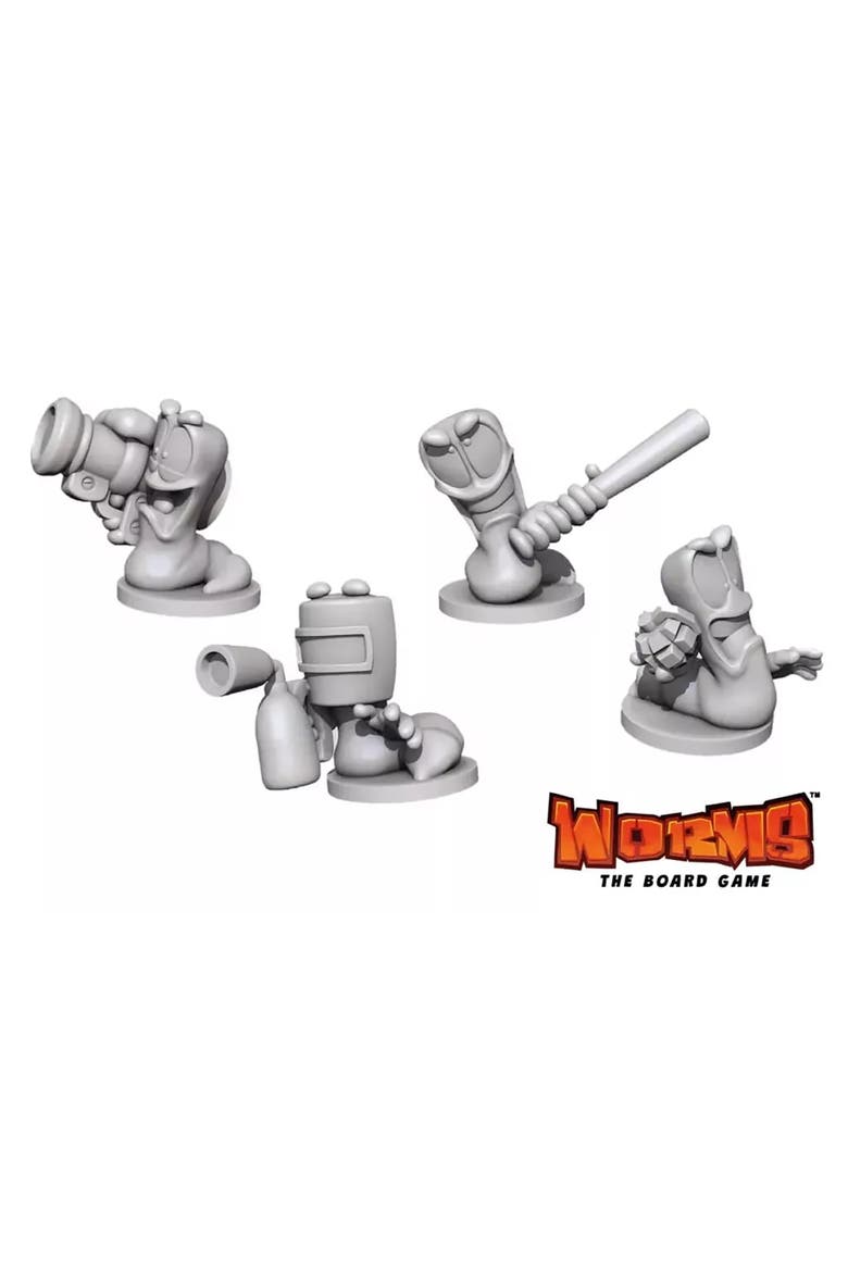 Worms The Hilarious Tabletop Board Game, Alternate, color, Multicolored