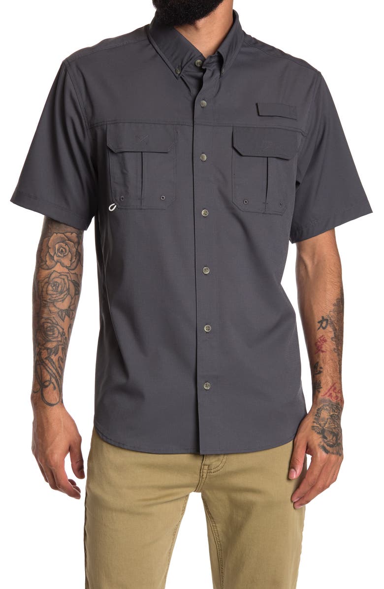 Union UB Tech Fishing Shirt, Main, color, Forged