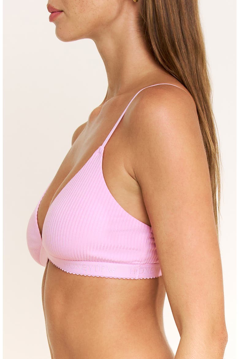 Emma Rib Bralette, Alternate, color, HIBISCUS HAZE
